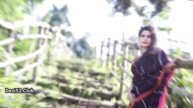 Resmi r nair saree shoot making video