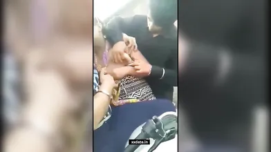 2 Lover Sucking GF Boobs Outdoor Desi MMS