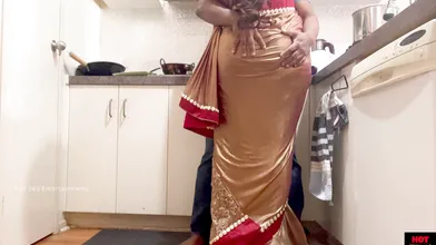 Indian mom and son