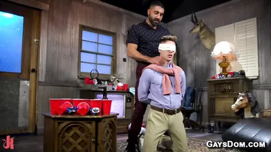 Gay rope bondage and deep fisting