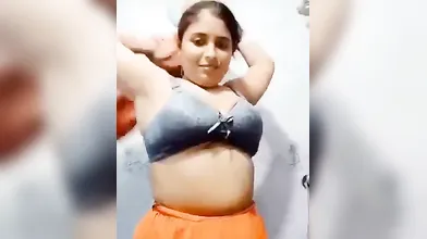 Gouthami reddy manthena sexy lanje removing chudidar in bathroom and sexy bra