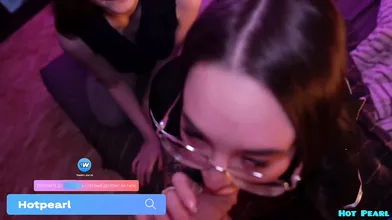 Hot 1win with top sex industry stars in nude threesome.