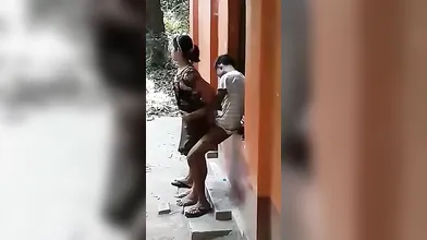Indonesian Young Couple Outdoor Sex