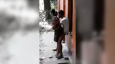 Indonesian Young Couple Outdoor Sex