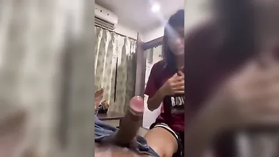 Indian Teen Couple Blowjob