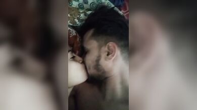 Desi Slim Beauty With Boyfriend