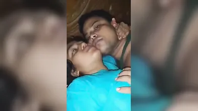 Indian Housewife Kissing