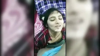 Indian Girl Cum Eat