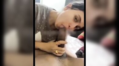 Desi Anuty Bigdick Blowjob