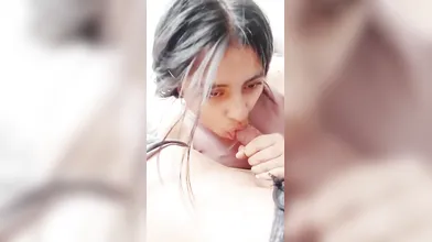 Desi Couple Deepthrot Sucking