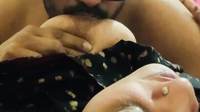 Bbw Shilba big boobs sucking by the lover