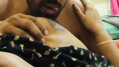 Bbw Shilba big boobs sucking by the lover