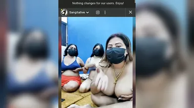 Sangitalive 3 Bhabis Live Show