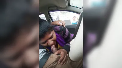 Tamil Aunty BJ To Owner In Car