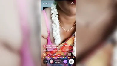 Aparna Tamil Kerala Kanada Showing Boobs, Pussy & Asshole And Fingering On Tango Live
