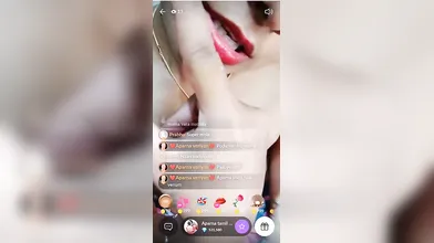 Aparna Tamil Kerala Kanada Showing Boobs, Pussy & Asshole And Fingering On Tango Live