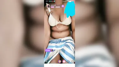 Shopner Pori, From Bangladesh, Showing Boobs, Pussy & Asshole And Masturbating With Dildo On Chamet Live ~ With FACE