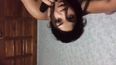 Indian Hot Babe Working Out And Sucking Dick