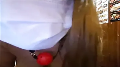 Japanese Cutie Fucks Herself In Public & Loves It