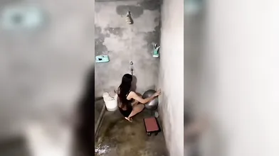 Indian Couple Bathroom Hardcore Nude Show