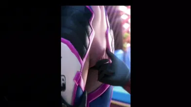 pussy rub  -hentai anime