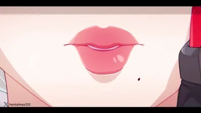 2b give blowjob  -hentai anime