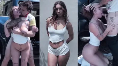 Natural Teen Slut Fucked Hardcore Outside Truck