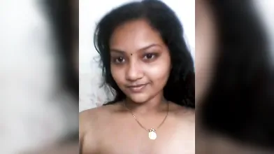 Beautiful India wife show in bathroom