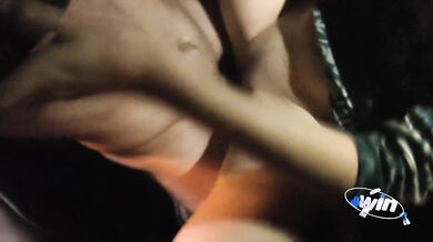 Fast pulverize with a roadside whore, filmed it and cummed on her. Part 3 - the