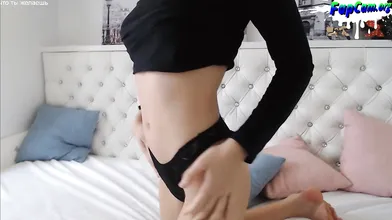 Sweet Russian Amateur Teen Stripping And Dancing On Webcam