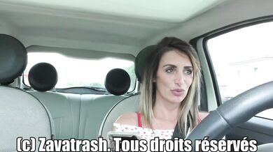 French Chick Blowing Dudes In Tunnel