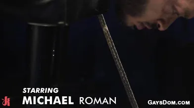 Biker dom ties and anal fucks black gay