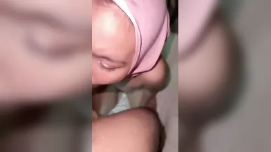 Tante Hijab Malay Maniak Sotong