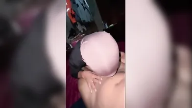 Hijab Pacaran Ngemput Kontol Pacar Di Kosan