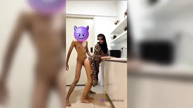 TANTE HIJAB SEPONG DULU BARU NGENTOT