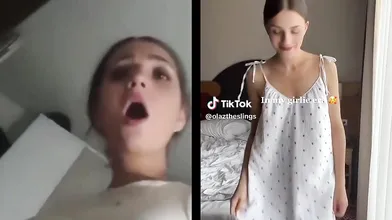 Tiktok star Ola Lamczyk fucking on censored sextape