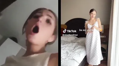 Tiktok star Ola Lamczyk fucking on censored sextape