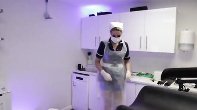 Gloves, Sounding, Chastity Removal, Semen Sample, Face