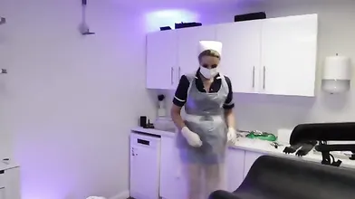 Gloves, Sounding, Chastity Removal, Semen Sample, Face
