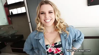 Smooth blondes first ever porn shoot turns out amazing