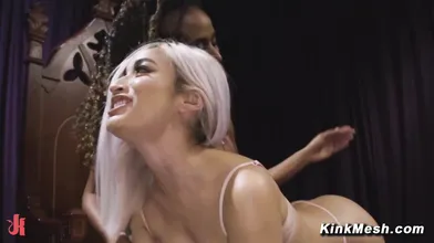 Lesbian spanking and face sitting