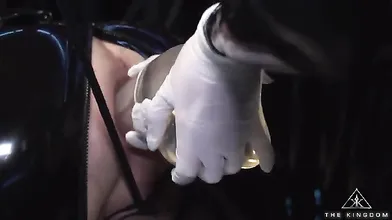 Solo fetish hoe toys her pussy with cucumber and loves it