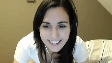 Enthusiastic brunette with tiny tits fucks her needy ass wi