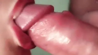 Amateur doggy sex and a close up blowjob