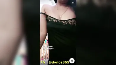 Telugu Aunty Sujatha Boobs Show.