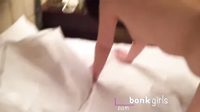 Japanese With Glasses Moans As I Ride Her Wet Pussy Doggie