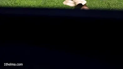 My Neighbors' Stepdaughter Is Tanning Nude In The Garden