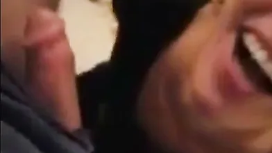 She Thinks Cum In Her Chin And Mouth Is Funny