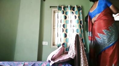 Padmavathi Mamme Saree Removing Part 4