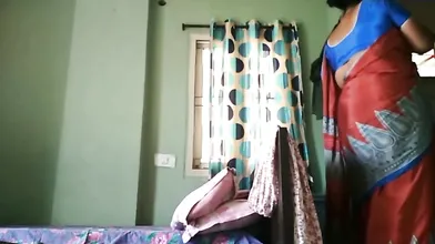 Padmavathi Mamme Saree Removing Part 4